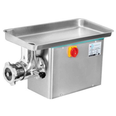 Macinatore elettrico per carne - 125 kg/h - 0,55 kW