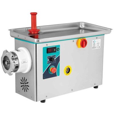 Macinatore elettrico per carne - 400g/h - 1,5 kW - con sistema di raffreddamento