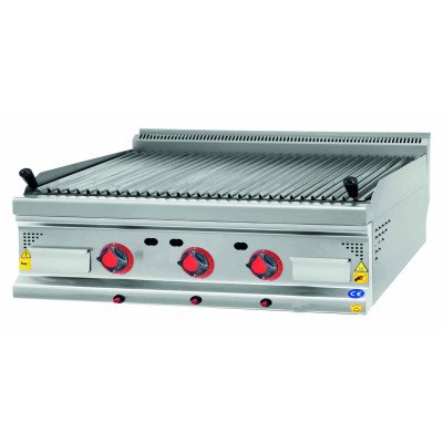 Commercial Grills: Lava Stone, Water, Gas & Electric