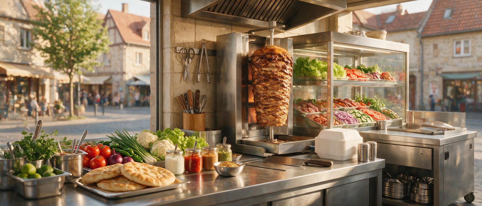 Aprire un Döner-Imbiss in Germania: Attrezzature, Permessi e Costi di Avvio – Guida Passo Passo