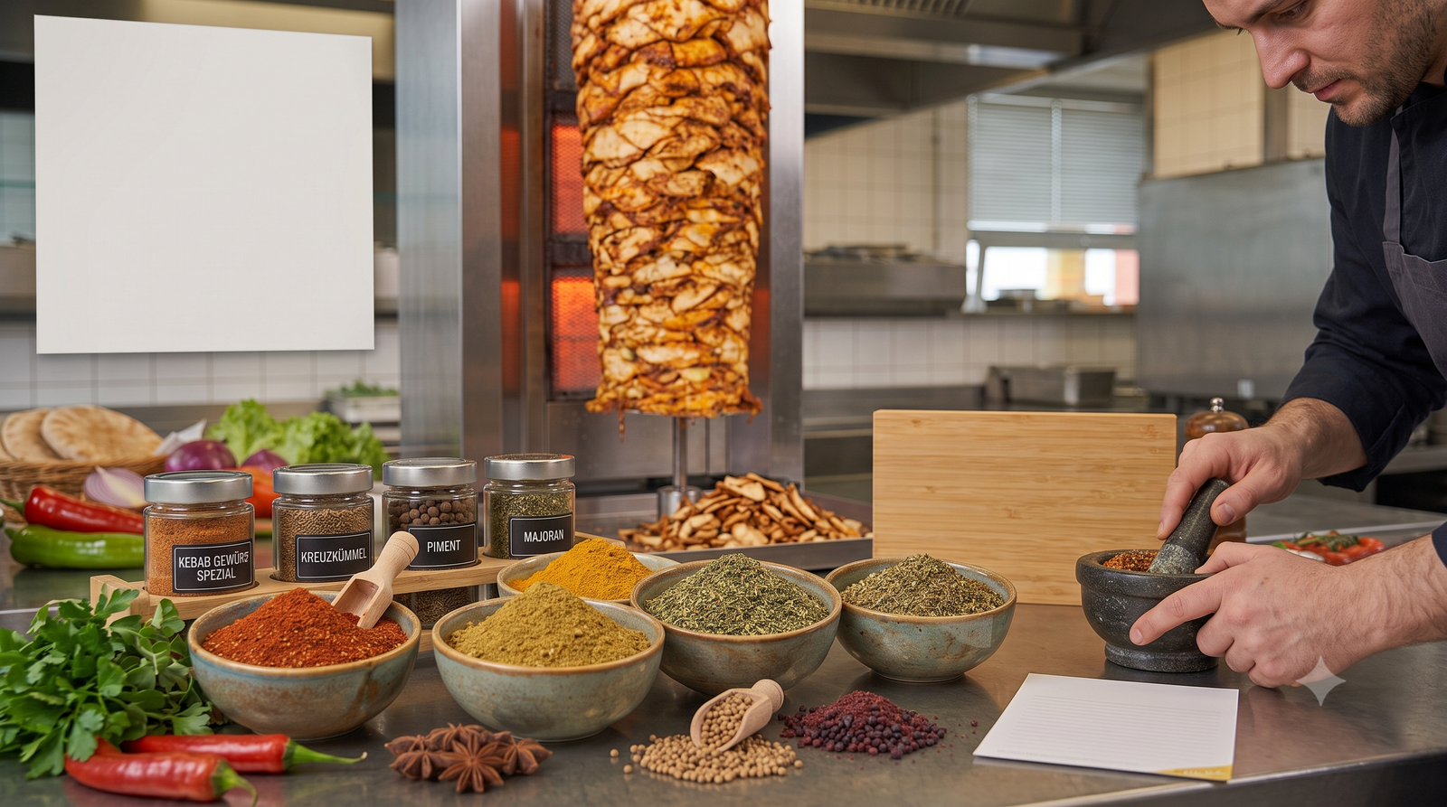 Döner-Gewürzmischung selbst herstellen: Rezepte für die Gastronomie → Eigenherstellung für mehr Geschmackskontrolle und Kosteneffizienz